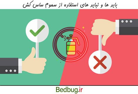 همه چیز در مورد استفاده از سموم ساس کش